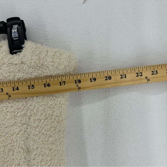 NWT H&M Teddy Sherpa Jogger Sweatpants Womans Large Beige - Picture 7 of 10